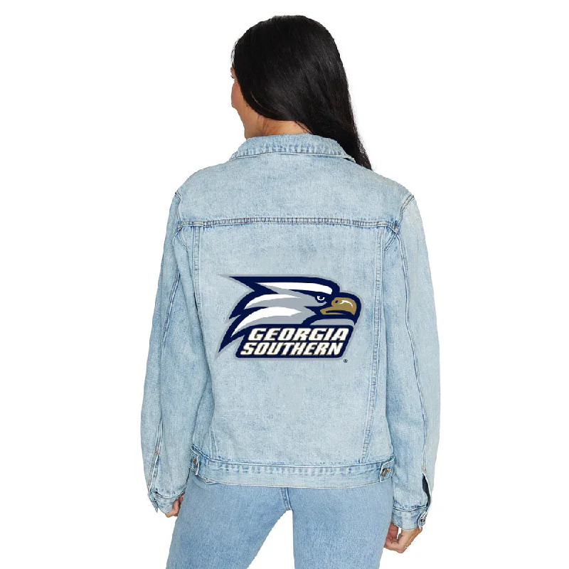 Georgia Southern Denim Jacket Women's waterproof jackets