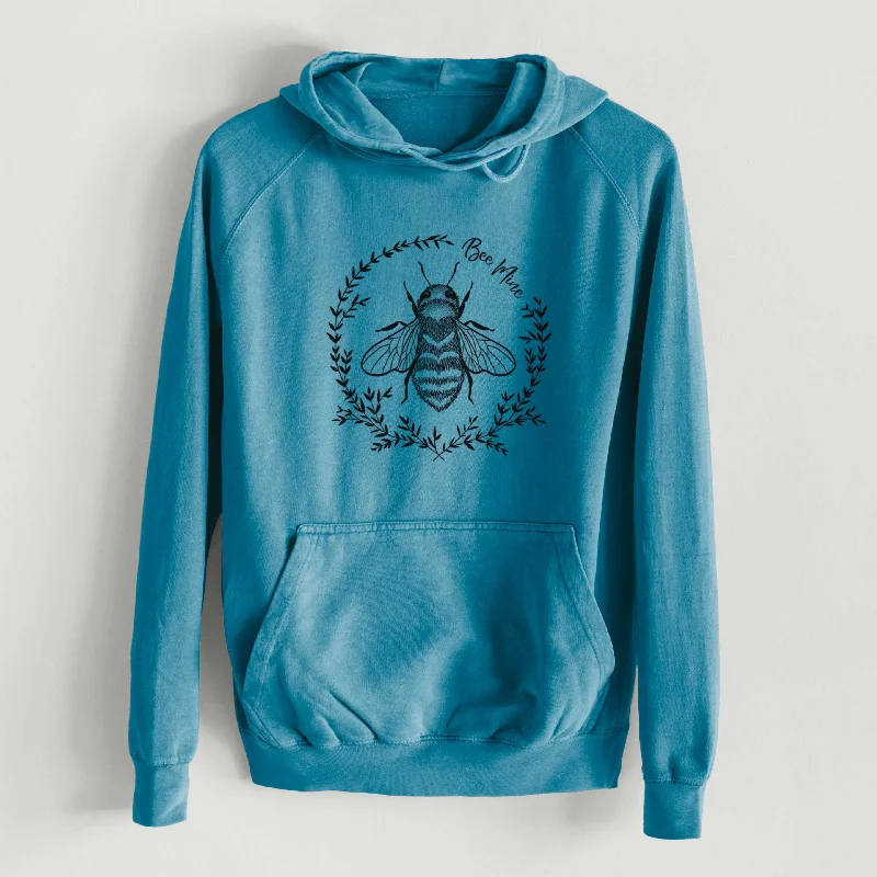 Bee Mine  - Mid-Weight Unisex Vintage 100% Cotton Hoodie Comfort Hoodie Sweatshirt