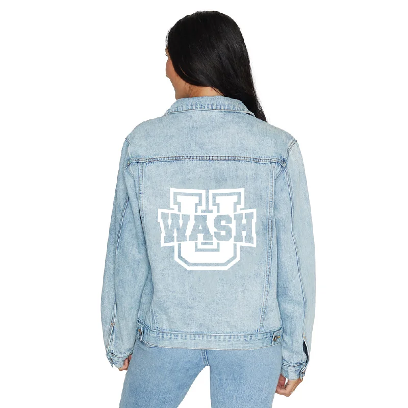 WashU Denim Jacket Women's lightweight summer jackets