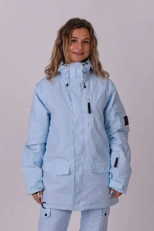 Yeh Girl Ski & Snowboard Jacket - Ice Blue Women's Canada Goose jackets