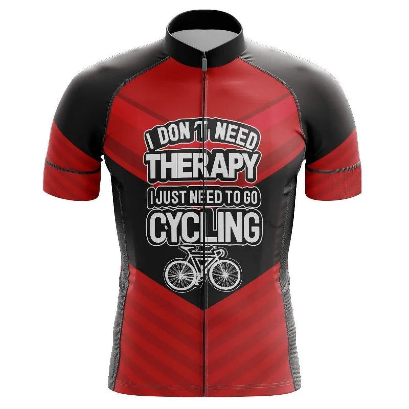 No Need For Therapy Cycling Jersey Street Style Hoodies