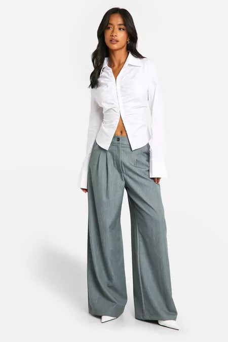 Petite Contour Ruched Shirt