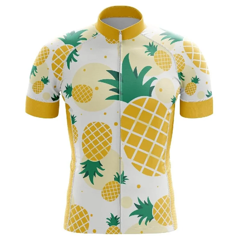 Pineapple Print Cycling Jersey Printed Hoodies for Women