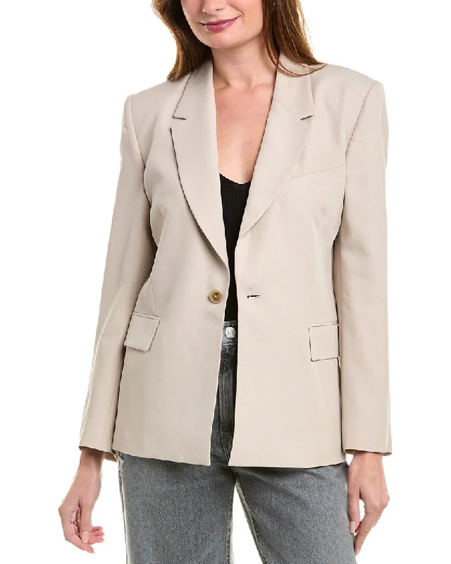 FRAME Denim Blazer Structured Tweed Blazer