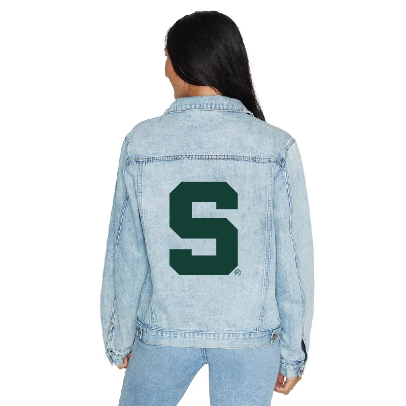 Michigan State Denim Jacket Best women's jackets for rain