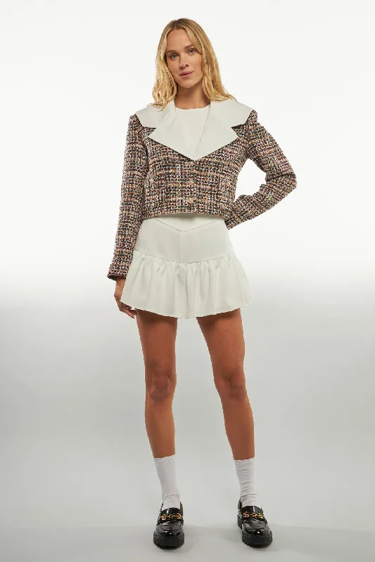 Ruffled Detail Skort