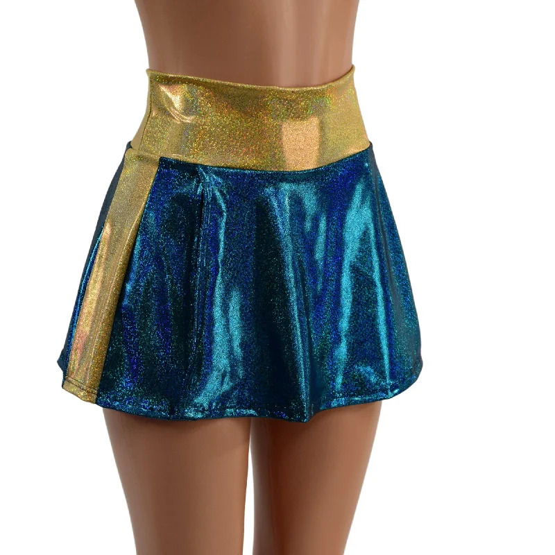 Victory A Line Skirt with Thigh Slit Sequin unclassified skirts