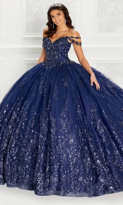 Princesa by Ariana Vara PR22145 - Rhinestone and Floral Ballgown Hot new arrivals in party dresses