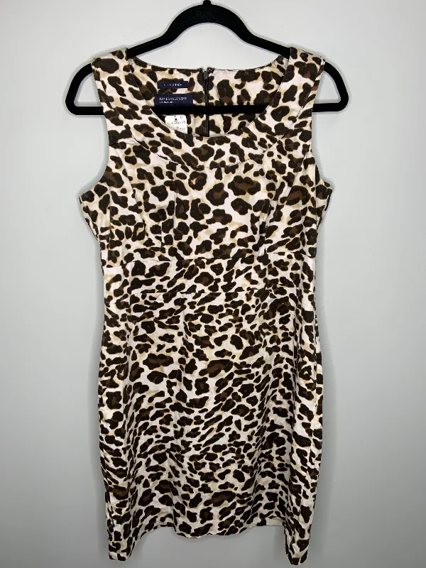 Light Leopard Print Sheath Dress Edgy floral dresses