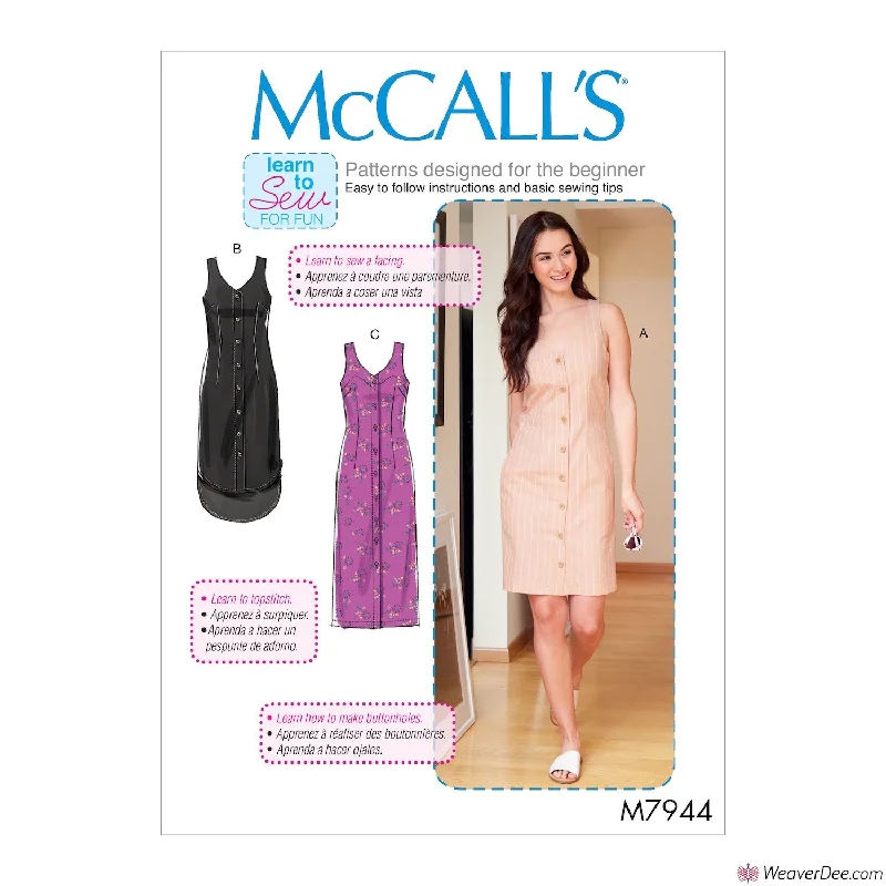 McCall's Pattern M7944 Misses'/Women's Dresses ASOS floral dresses