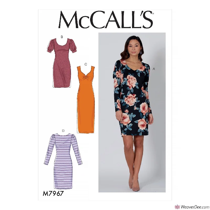 McCall's Pattern M7967 Misses' Dresses Hot new arrivals in floral dresses