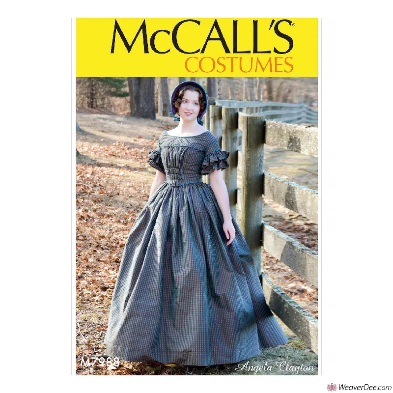 McCall's Pattern M7988 Misses' Victorian Dress Costume Zara floral dresses