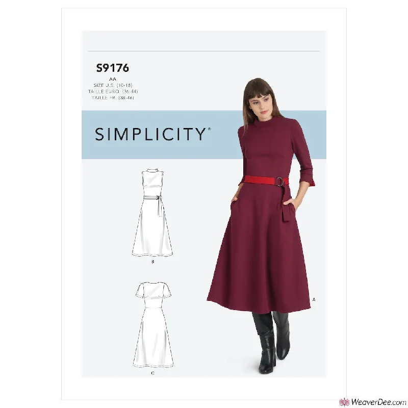 Simplicity Pattern S9176 Misses' & Women's Dresses Smocked floral dresses