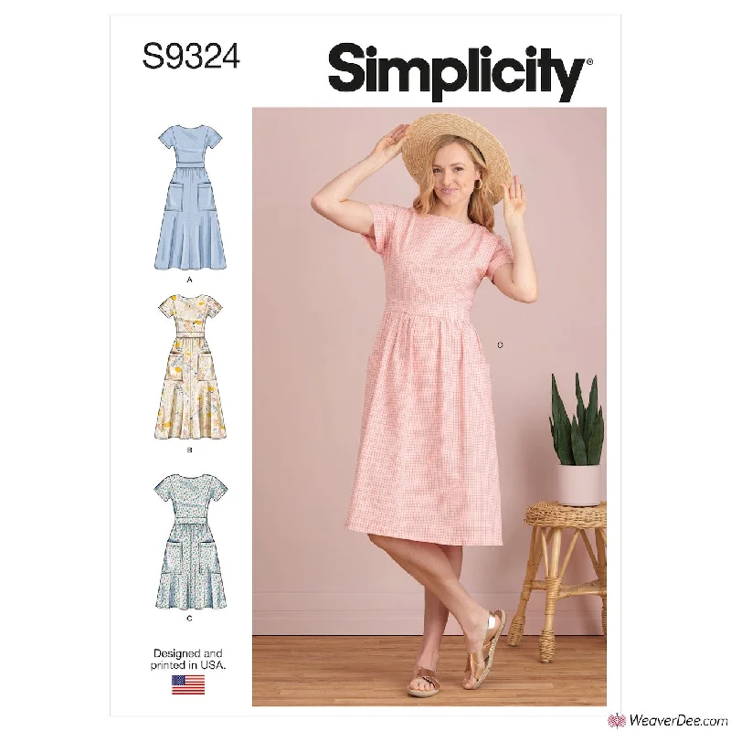 Simplicity Pattern S9324 Misses' Dresses Wedding floral dresses