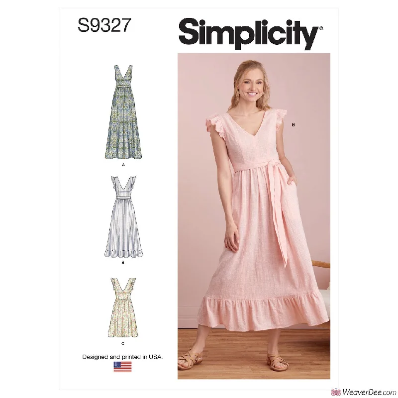 Simplicity Pattern S9327 Misses' Dresses PrettyLittleThing floral dresses