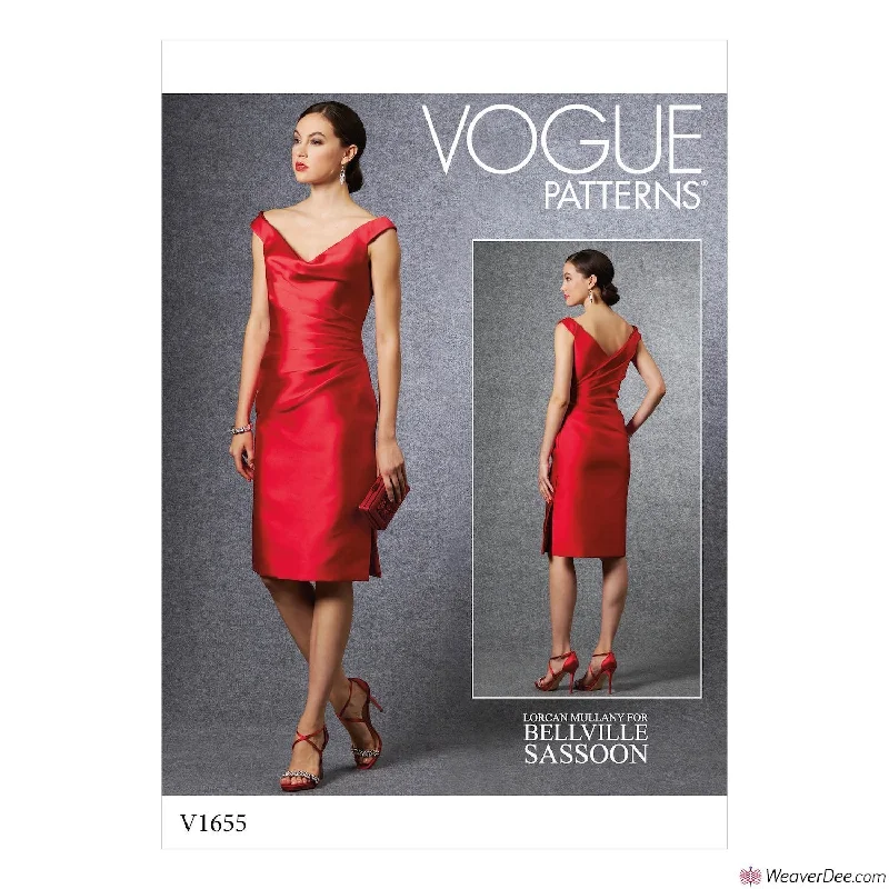 Vogue Pattern V1655 Misses' Special Occasion Dress Graduation floral dresses