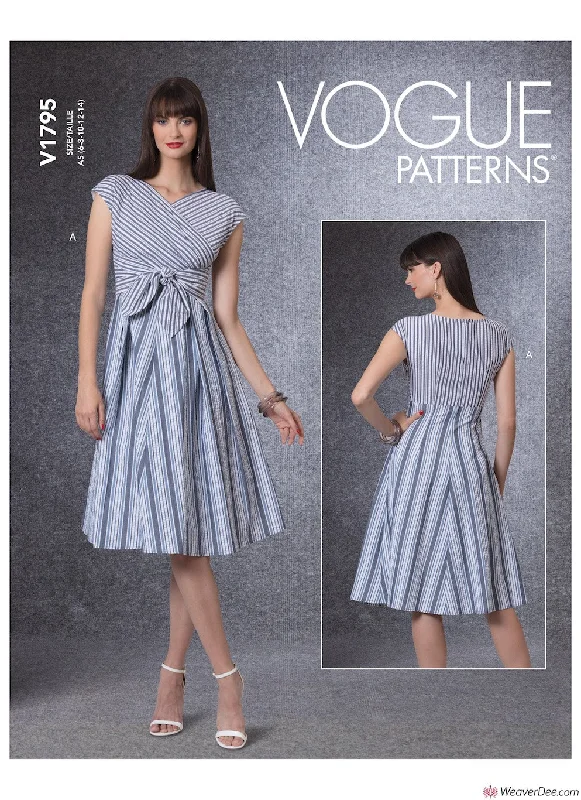 Vogue Pattern V1795 Misses' Dress Summer floral dresses