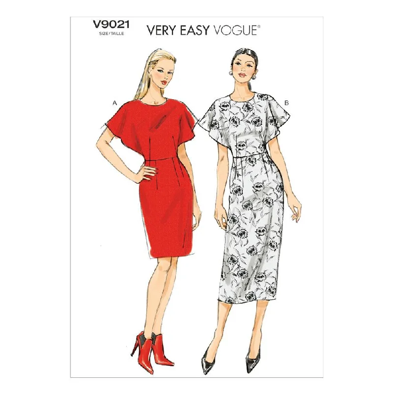 Vogue Pattern V9021 Very Easy Misses' Dress Women's floral dresses