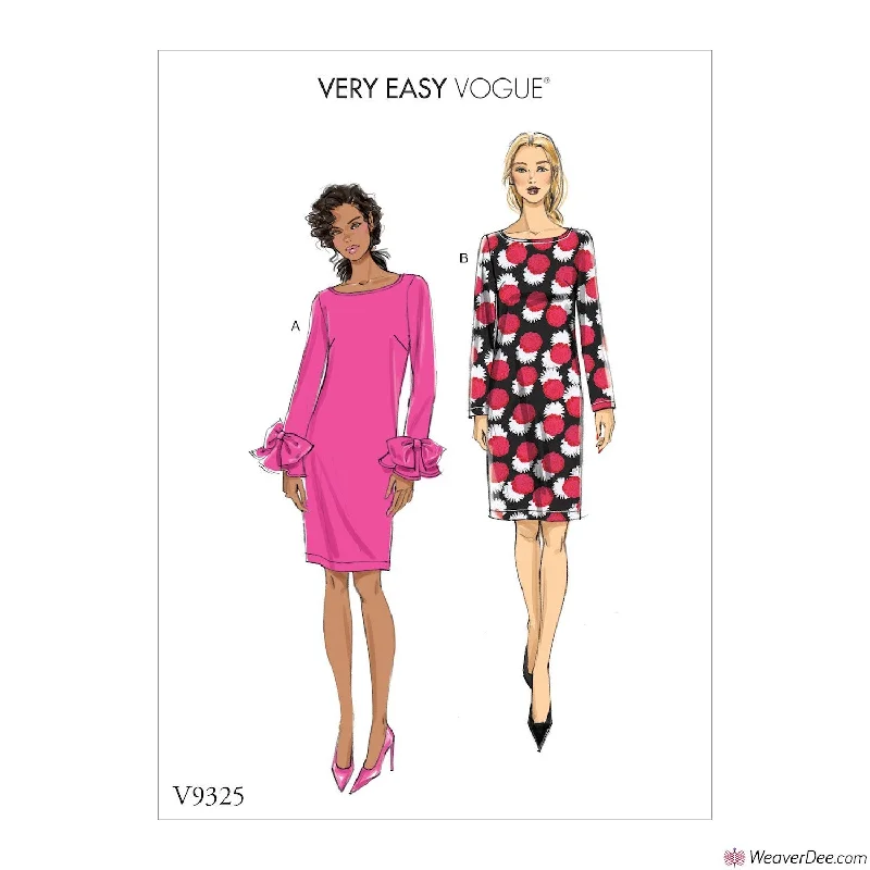 Vogue Pattern V9325 Misses' Dress Velvet floral dresses