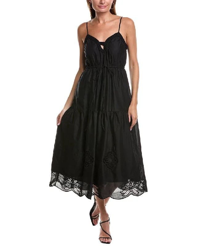 Electric & Rose Vivian Maxi Dress Skirt with Slits